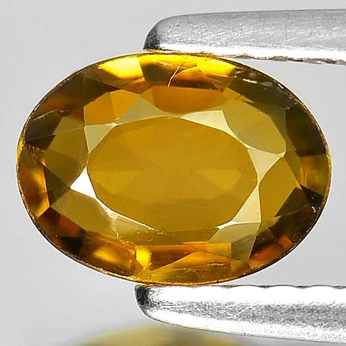 Natural Lime Yellow Tourmaline Gemstones 0.74 Ct. Oval Shape 7.3 x 5.4 Mm. (1 of 3)