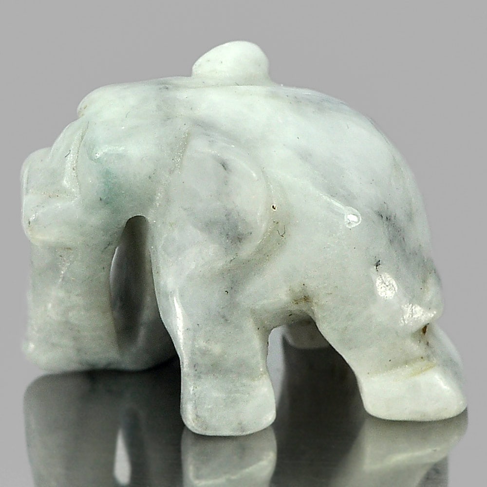 Natural Multi-Color Jade Gemstones Elephant Carving 50.09 Ct. 25 x 19 x 15 Mm.: Product ID: 819813069 Product Name: Natural Jade Weight: 50.09 CT. Size: 25 x 19 x 15 MM. Shape: Elephant Carving Color: Multi-Color Clarity:Opaque Luster: Good Gems Origin: Thailand Treatment: Unheat