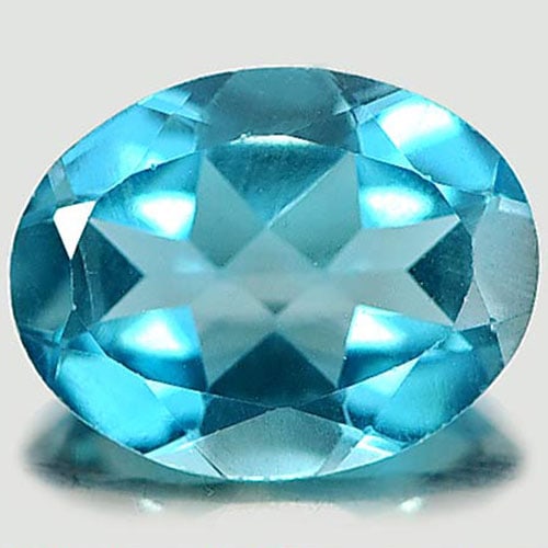 Natural London Blue Topaz Gemstones 1.83 Ct. Oval Shape 9.1 x 7 Mm.: Product ID: 807161968 Product Name: Natural Blue Topaz Weight: 1.83 CT. Size: 9.1 x 7 x 3.8 MM. Shape: Oval Color: London Blue Clarity:VVS Luster: Good Gems Origin: Brazil Treatment: Treated Crystal S