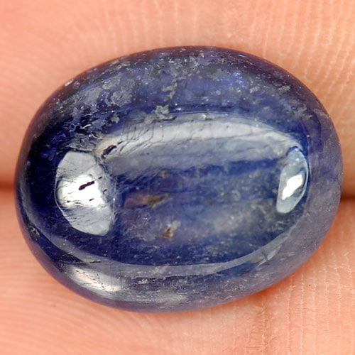 Natural Blue Sapphire Gemstones 10.19 Ct. Oval Cabochon Shape 14.9 x 11.9 Mm.: Product ID: 806090034 Product Name: Natural Blue Sapphire Weight: 10.19 CT. Size: 14.9 x 11.9 x 5.1 MM. Shape: Oval Cabochon Color: Blue Clarity:Opaque Luster: Good Gems Origin: Madagascar Treatment: 