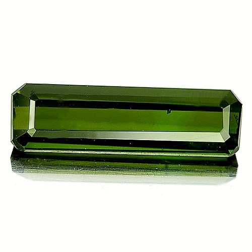 Natural Green Tourmaline Gemstones 1.46 Ct. Octagon Shape 12.8 x 3.9 Mm.: Product ID: 807245249 Product Name: Natural Tourmaline Weight: 1.46 CT. Size: 12.8 x 3.9 x 3.1 MM. Shape: Octagon Color: Green Clarity:VSI Luster: Good Gems Origin: Nigeria Treatment: Unheated Crystal