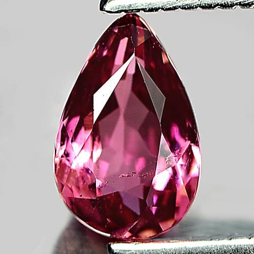 Natural Pink Tourmaline Gemstones 0.69 Ct. Pear Shape 7.1 x 4.6 Mm.: Product ID: 807248116 Product Name: Natural Tourmaline Weight: 0.69 CT. Size: 7.1 x 4.6 x 3.2 MM. Shape: Pear Color: Pink Clarity:VSI Luster: Good Gems Origin: Nigeria Treatment: Unheated Crystal Stru
