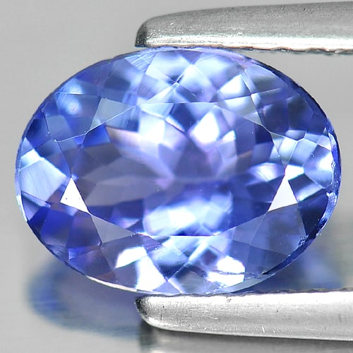 Natural Blue Tanzanite Gemstones 1.46 Ct. Clean Oval Shape 8.5 x 6.5 Mm.: Product ID: 807009323 Product Name: Natural Tanzanite Weight: 1.46 CT. Size: 8.5 x 6.5 x 4 MM. Shape: Oval Color: Blue Clarity:IF Luster: Good Gems Origin: Tanzania Treatment: Heated Crystal Structure