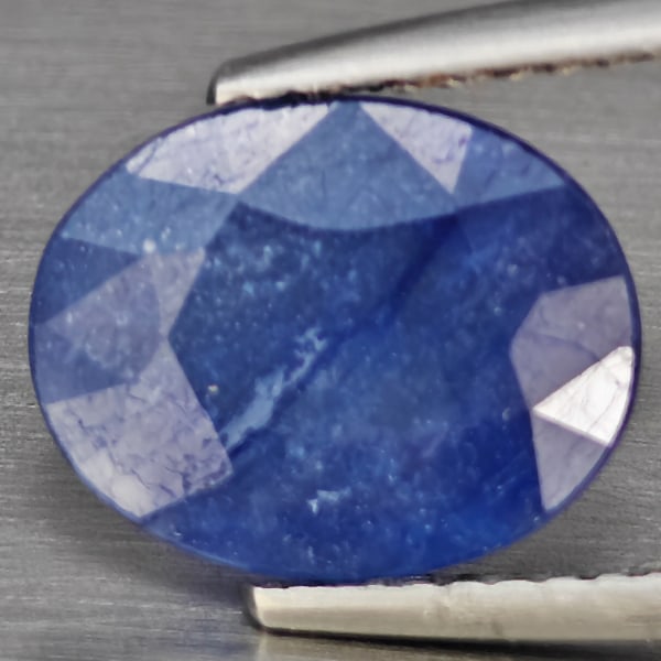 Natural Blue Sapphire Gemstones 3.11 Ct. Oval Shape 11 x 8.6 Mm.: Product ID: 806012475 Product Name: Natural Blue Sapphire Weight: 3.11 CT. Size: 11 x 8.6 x 3.8 MM. Shape: Oval Shape Color: Blue Clarity:SI1 Luster: Good Gems Origin: Madagascar Treatment: Heated (Le