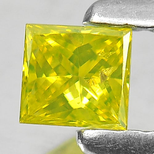 Natural Yellow Loose Diamond 0.14 Ct. Square Princess Cut 3.2 x 3 Mm.: Product ID: 802104259 Product Name: Natural Enhanced Diamond Weight: 0.14 CT. Size: 3.2 x 3 x 1.8 MM. Shape: Square Princess Cut Color: Yellow Clarity:SI1 Luster: Scintillating Gems Origin: Belgium Tr