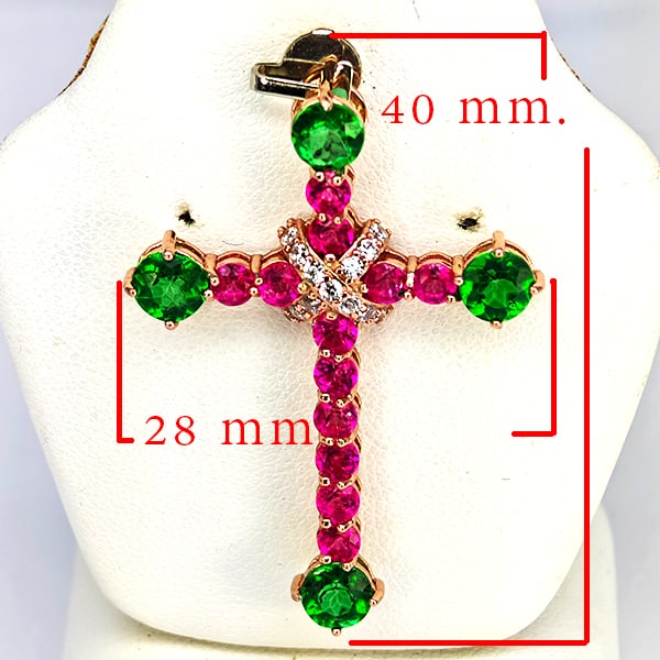 Natural Pink and Green Topaz Real 925 Sterling Silver Rose Gold Plated Pendant 3.10 Grams: Product ID: 808500363 Product Type: 925 Sterling Silver Fine Jewelry Jewelry Weight: 3.10 Grams. Gemstones Color: Multi-Color Metal: Solid Silver 92.5%. Gemstone Detail: Topaz At Your Service: At Trea