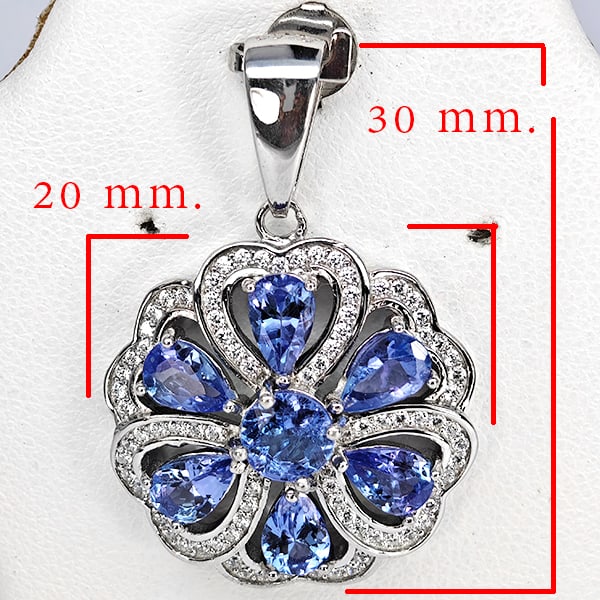Natural Purple Tanzanite Real 925 Sterling Silver Jewelry Pendant 5.35 Grams: Product ID: 808500367 Product Type: 925 Sterling Silver Fine Jewelry Jewelry Weight: 5.35 Grams. Gemstones Color: Purple Metal: Solid Silver 92.5%. Gemstone Detail: Tanzanite At Your Service: At Treas