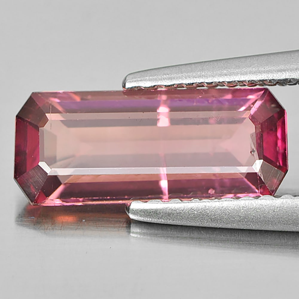 Natural Pink Tourmaline Gemstones 1.57 Ct. Octagon 11.5 x 4.8 Mm.: Product ID: 807231851 Product Name: Natural Tourmaline Weight: 1.57 CT. Size: 11.5 x 4.8 x 3.3 MM. Shape: Octagon Color: Pink Clarity:SI1 Luster: Good Gems Origin: Nigeria Treatment: Unheated Crystal 