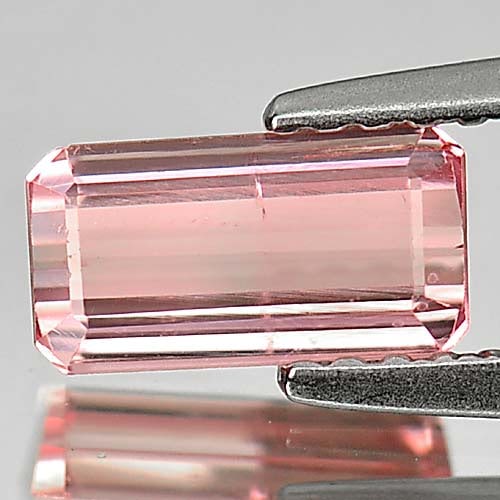 Natural Pink Tourmaline Gemstones 0.90 Ct. Octagon Shape 7.9 x 4.2 Mm.: Product ID: 807247380 Product Name: Natural Tourmaline Weight: 0.90 CT. Size: 7.9 x 4.2 x 2.9 MM. Shape: Octagon Color: Pink Clarity:VSI Luster: Good Gems Origin: Nigeria Treatment: Unheated Crystal S