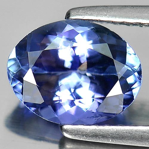 Natural Blue Tanzanite Gemstones 1.77 Ct. Oval Shape 8.8 x 6.8 Mm. (1 of 3)