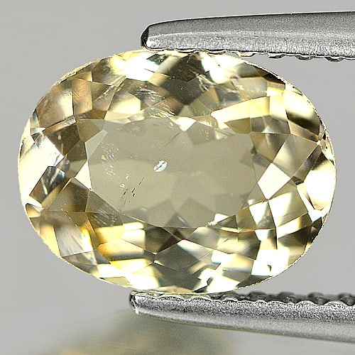 Natural Yellow Tourmaline Gemstones 1.90 Ct. Oval Shape 9.1 x 7 Mm. (1 of 3)