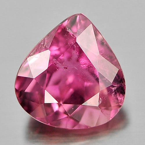 Natural Pink Tourmaline Gemstones 0.70 Ct. Pear Shape 6 x 5.7 Mm. (1 of 3)