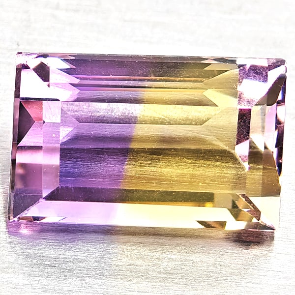 Natural Bi Color Ametrine Gemstones 1.77 Ct. Baguette Shape 8.7 x 5.5 Mm.: Product ID: 800408460 Product Name: Natural Ametrine Weight: 1.77 CT. Size: 8.7 x 5.5 x 4.6 MM. Shape: Baguette Color: Bi Color Clarity:VSI Luster: Good Gems Origin: Bolivia Treatment: Unheated Crysta