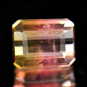 Natural Bi Color Tourmaline Gemstones 0.60 Ct. Octagon Shape 5.2 x 4.1 Mm.: Product ID: 807233235 Product Name: Natural Tourmaline Weight: 0.60 CT. Size: 5.2 x 4.1 x 3 MM. Shape: Octagon Color: Bi Color Clarity:SI Luster: Good Gems Origin: Mozambique Treatment: Unheated Cryst