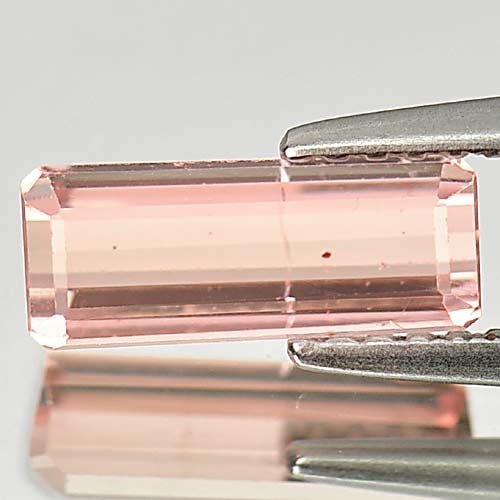 Natural Pink Tourmaline Gemstones 1.32 Ct. Octagon Shape 9.9 x 4 Mm.: Product ID: 807247438 Product Name: Natural Tourmaline Weight: 1.32 CT. Size: 9.9 x 4 x 3.3 MM. Shape: Octagon Color: Pink Clarity:VSI Luster: Good Gems Origin: Nigeria Treatment: Unheated Crystal Str
