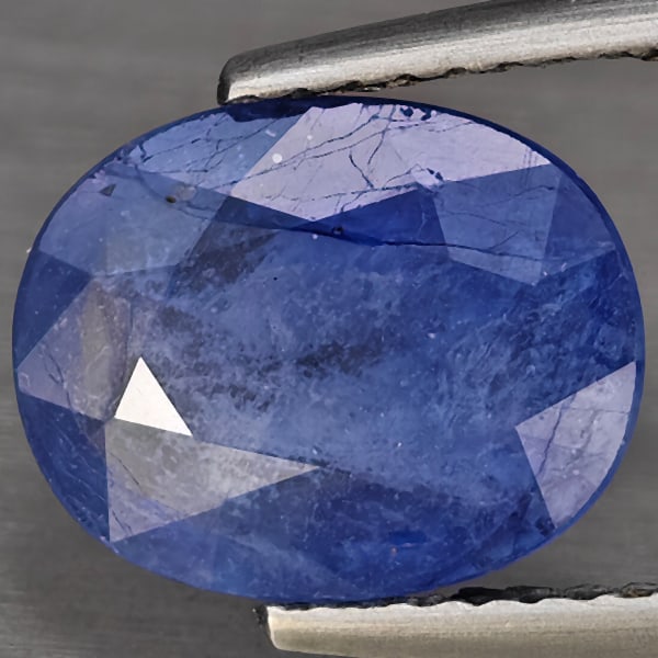 Natural Blue Sapphire Gemstones 2.84 Ct. Oval Shape 10.5 x 8.4 Mm.: Product ID: 806012450 Product Name: Natural Blue Sapphire Weight: 2.84 CT. Size: 10.5 x 8.4 x 3.4 MM. Shape: Oval Shape Color: Blue Clarity:SI1 Luster: Good Gems Origin: Madagascar Treatment: Heated (