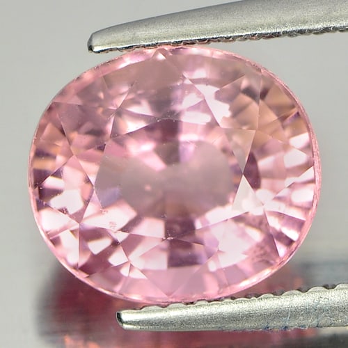 Natural Pink Tourmaline Gemstones 3.62 Ct. Oval Shape 9.71 x 8.52 Mm. (1 of 4)