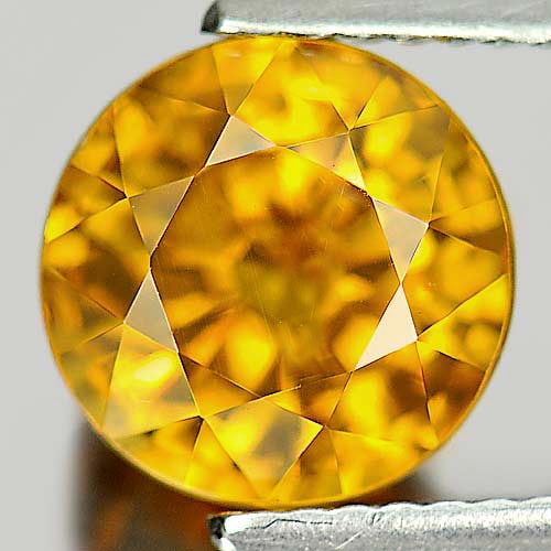 Natural Yellow Zircon Gemstones 5.13 Ct. VVS Round Shape 8.5 Mm.: Product ID: 807722539 Product Name: Natural Zircon Weight: 5.13 CT. Size: 8.5 x 8.5 x 6.8 MM. Shape: Round Color: Yellow Clarity:VVS Luster: Very Good Gems Origin: Cambodia Treatment: Heated Crystal S