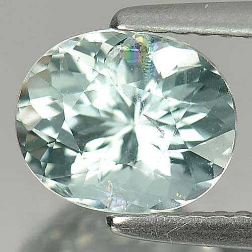 Natural Light Blue Aqumarine Gemstones 1.63 Ct. Oval Shape 8.5 x 7 Mm.: Product ID: 800806916 Product Name: Natural Aquamarine Weight: 1.63 CT. Size: 8.5 x 7 x 5.5 MM. Shape: Oval Color: Light Blue Clarity:SI Luster: Good Gems Origin: Brazil Treatment: Unheated Crystal St