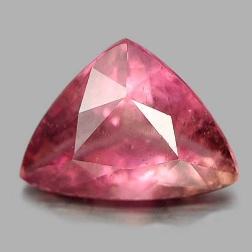 Natural Pink Tourmaline Gemstones 0.72 Ct. Trilliant Shape 7.3 x 5.4 Mm.: Product ID: 807246891 Product Name: Natural Tourmaline Weight: 0.72 CT. Size: 7.3 x 5.4 x 3.4 MM. Shape: Trilliant Color: Pink Clarity:SI1 Luster: Good Gems Origin: Nigeria Treatment: Unheated Crystal