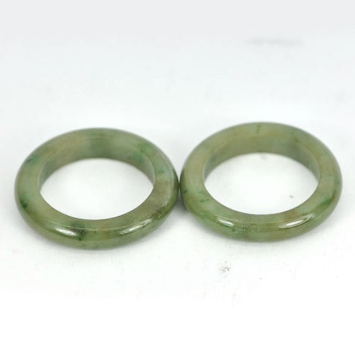Natural Green Honey Jade Gemstones 22.32 Ct. 2 Pcs Round Cabochon Shape 22 x 4 Mm.: Product ID: 819810702 Product Name: Natural Jade Weight: 22.32 CT. Size: 22 x 4 MM. Shape: Round Color: Green Honey Clarity:Opaque Luster: Good Gems Origin: Thailand Treatment: Unheated Crystal Struct