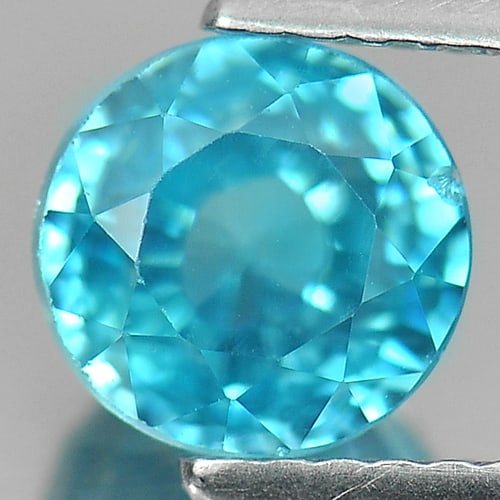 Natural Blue Zircon Gemstones 2.69 Ct. Oval Size 6.8 x 6.6 Mm.: Product ID: 807720901 Product Name: Natural Zircon Weight: 2.69 CT. Size: 6.8 x 6.6 x 5.4 MM. Shape: Oval Color: Blue Clarity:VSI Luster: Very Good Gems Origin: Cambodia Treatment: Heated Crystal Stru