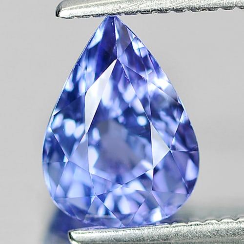 Natural Blue Tanzanite Gemstones 1.37 Ct. VVS Pear Shape 8 x 6 Mm.: Product ID: 807006075 Product Name: Natural Tanzanite Weight: 1.37 CT. Size: 8 x 6 x 5 MM. Shape: Pear Color: Violetish Blue Clarity:VVS Luster: Good Gems Origin: Tanzania Treatment: Heated Crystal St