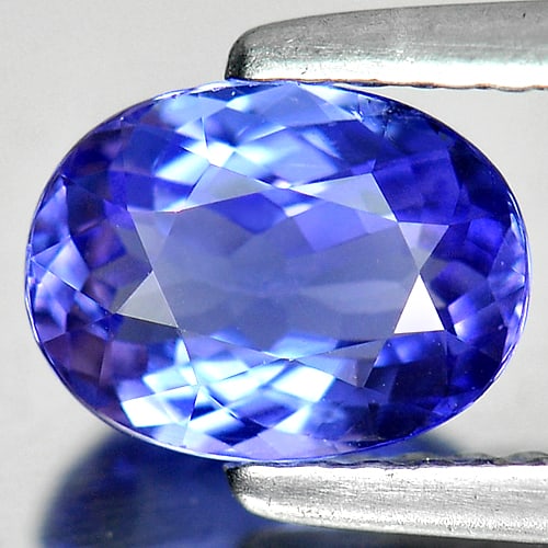 Natural Blue Tanzanite Gemstones 1.09 Ct. Oval Shape 7.5 x 5.6 Mm.: Product ID: 807004513 Product Name: Natural Tanzanite Weight: 1.09 CT. Size: 7.5 x 5.6 x 3.5 MM. Shape: Oval Color: Blue Clarity:VVS Luster: Good Gems Origin: Tanzania Treatment: Heated Crystal Struct