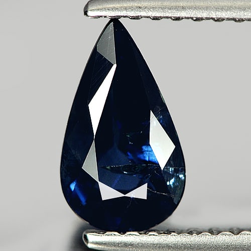 Natural Unheated Blue Winza Sapphire Gemstones 1.02 Ct. Pear Shape 8.92 x 5.21 Mm.: Product ID: 806004614 Product Name: Natural Blue Sapphire Weight: 1.02 CT. Size: 8.92 x 5.21 x 3.18 MM. Shape: Pear Color: Blue Clarity:SI Luster: Good Gems Origin: Winza Tanzania Treatment: Unheated 