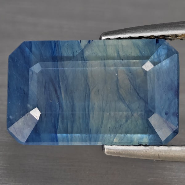 Natural Blue Sapphire Gemstones 8.19 Ct. Octagon Shape 13.6 x 8.5 Mm.: Product ID: 806012474 Product Name: Natural Blue Sapphire Weight: 8.19 CT. Size: 13.6 x 8.5 x 5.9 MM. Shape: Octagon Color: Blue Clarity:SI1 Luster: Good Gems Origin: Madagascar Treatment: Heated (Lea
