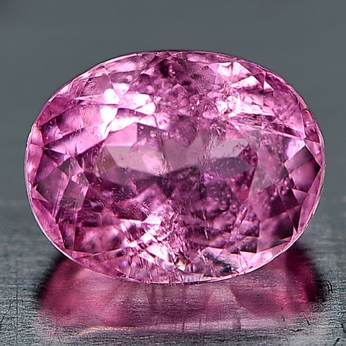 Natural Pink Tourmaline Gemstones 1.16 Ct. Oval Shape 7.1 x 5.6 Mm.: Product ID: 807229789 Product Name: Natural Tourmaline Weight: 1.16 CT. Size: 7.1 x 5.6 x 4.4 MM. Shape: Oval Color: Pink Clarity:SI Luster: Good Gems Origin: Nigeria Treatment: Unheated Crystal Struc