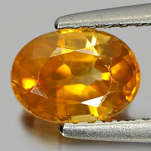 Natural Yellow Zircon Gemstone 1.35 Ct. Oval Shape 7 x 5 Mm.: Product ID: 807725173 Product Name: Natural Zircon Weight: 1.35 CT. Size: 7 x 5 x 3.4 MM. Shape: Oval Color: Yellow Clarity:VSI Luster: Good Gems Origin: Cambodia Treatment: Heated Crystal Structure: 