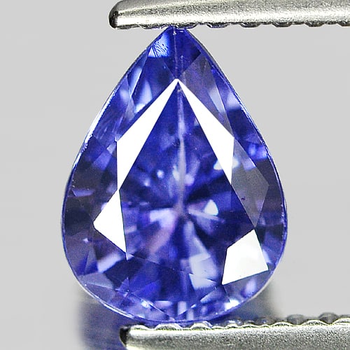 Natural Blue Tanzanite Gemstone 1.18 Ct. Pear Shape 8 x 6 Mm.: Product ID: 807009162 Product Name: Natural Tanzanite Weight: 1.18 CT. Size: 8 x 6 x 4.2 MM. Shape: Pear Color: Violet Blue Clarity:SI Luster: Good Gems Origin: Tanzania Treatment: Heated Crystal Stru