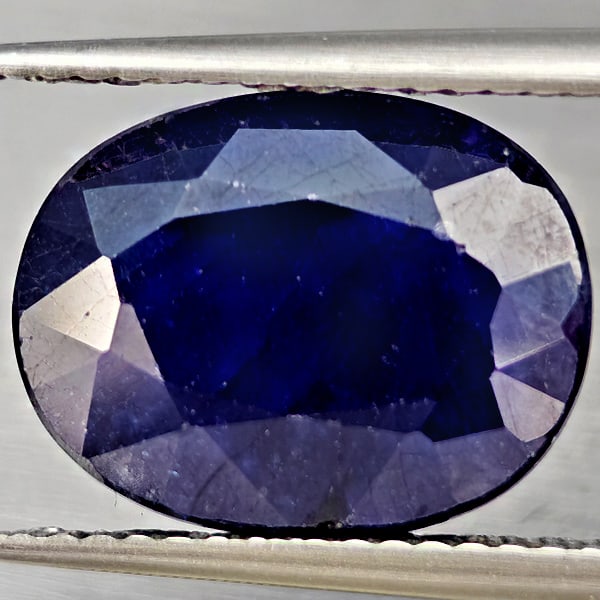 Natural Blue Sapphire Gemstones 7.48 Ct. Oval Shape 12.8 x 9.8 Mm.: Product ID: 806012257 Product Name: Natural Blue Sapphire Weight: 7.48 CT. Size: 12.8 x 9.8 x 6.2 MM. Shape: Oval Color: Blue Clarity:SI1 Luster: Good Gems Origin: Madagascar Treatment: Heated (Lead-g