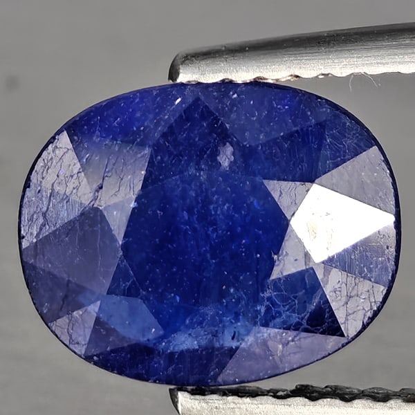 Natural Blue Sapphire Gemstones 2.43 Ct. Oval Shape 10 x 8 Mm.: Product ID: 806012508 Product Name: Natural Blue Sapphire Weight: 2.43 CT. Size: 10 x 8 x 3.4 MM. Shape: Oval Shape Color: Blue Clarity:SI1 Luster: Good Gems Origin: Madagascar Treatment: Heated (Lead