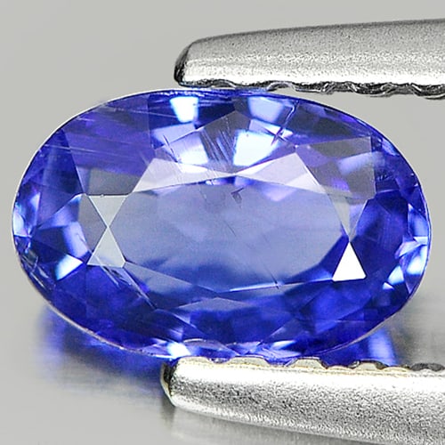 Natural Blue Tanzanite Gemstones 0.47 Ct. Oval Shape 6 x 3.9 Mm.: Product ID: 807008226 Product Name: Natural Tanzanite Weight: 0.47 CT. Size: 6 x 3.9 x 2.5 MM. Shape: Oval Color: Violetish Blue Clarity:SI Luster: Good Gems Origin: Tanzania Treatment: Heated Crystal