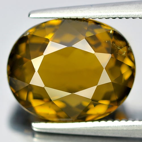 Natural Greenish Yellow Tourmaline Gemstones 5.11 Ct. Oval Shape 11.6 x 9.4 Mm.: Product ID: 807232491 Product Name: Natural Tourmaline Weight: 5.11 CT. Size: 11.6 x 9.4 x 6.3 MM. Shape: Oval Color: Greenish Yellow Clarity:VSI Luster: Very Good Gems Origin: Nigeria Treatment: Unhe