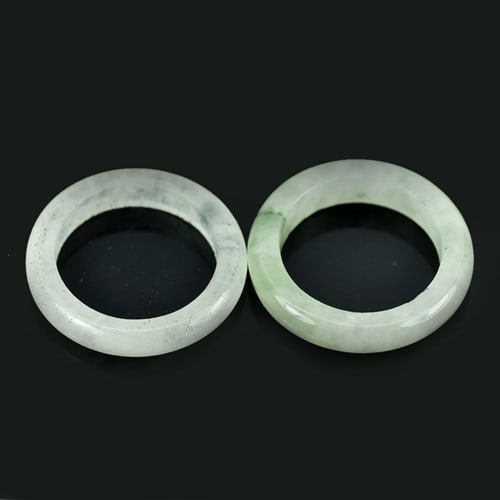 Natural Multi Color White Green Jade Gemstones 19.13 Ct. 2 Pcs. Round Cabochon Shape 21 x 21 Mm.: Product ID: 819809482 Product Name: Natural Jade Weight: 19.13 CT. Size: 21 x 21 MM. Shape: Round Color: White / White Green Clarity:Opaque Luster: Good Gems Origin: Thailand Treatment: Unheated Cryst