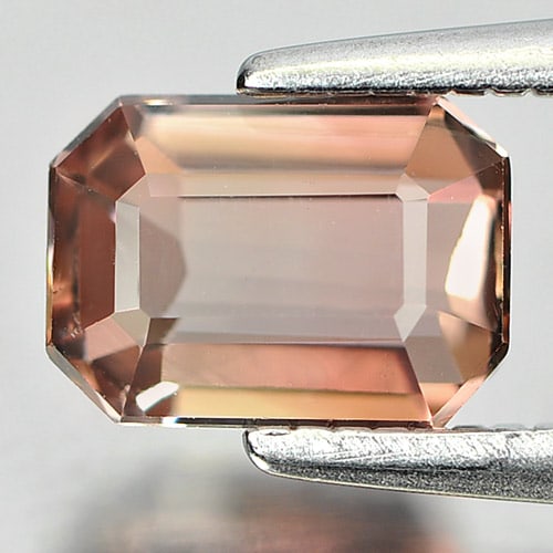 Natural Orange Pink Tourmaline Gemstones 1.10 Ct. Clean Octagon Shape 7 x 5 Mm.: Product ID: 807244125 Product Name: Natural Tourmaline Weight: 1.10 CT. Size: 7 x 5 x 3.4 MM. Shape: Octagon Color: Orange Pink Clarity:VSI Luster: Good Gems Origin: Nigeria Treatment: Unheated Crysta