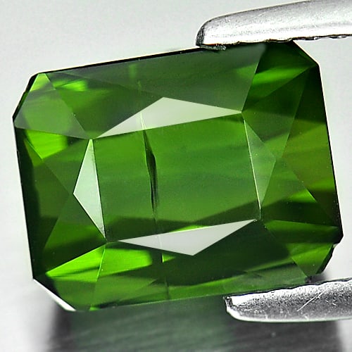 Natural Green Tourmaline Gemstones 3.72 Ct. Octagon Shape 9.8 x 7.8 Mm. - 2