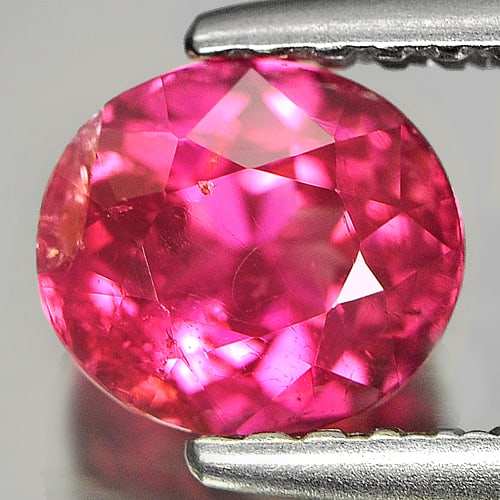 Natural Purplish Pink Tourmaline Gemstones 0.94 Ct. Oval Shape 6.1 x 5.3 Mm.: Product ID: 807226581 Product Name: Natural Tourmaline Weight: 0.94 CT. Size: 6.1 x 5.3 x 4.2 MM. Shape: Oval Color: Purplish Pink Clarity:SI Luster: Good Gems Origin: Nigeria Treatment: Unheated Crys