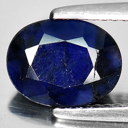 Natural Deep Blue Sapphire Gemstones 2.69 Ct. Oval Shape 9.2 x 7 Mm.: Product ID: 806011129 Product Name: Natural Blue Sapphire Weight: 2.69 CT. Size: 9.2 x 7 x 5 MM. Shape: Oval Color: Deep Blue Clarity:Opaque Luster: Good Gems Origin: Madagascar Treatment: Heated (Lea