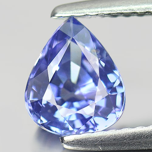 Natural Blue Tanzanite Gemstones1.06 Ct. Pear Shape 7.6 x 6.4 Mm.: Product ID: 107000926 Product Name: Natural Tanzanite Weight: 1.06 CT. Size: 7.6 x 6.4 x 3.6 MM. Shape: Pear Color: Blue Clarity:VSI Luster: Good Gems Origin: Tanzania Treatment: Heated Crystal Struct