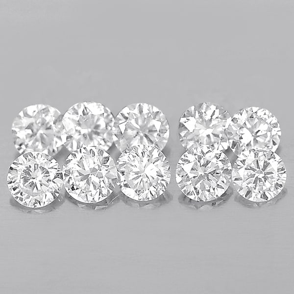 Natural White Diamond 0.17 Ct. 10 Pcs. Round Diamond Cut 1.6 Mm.: Product ID: 802104576 Product Name: Natural Natural Diamond Weight: 0.17 CT. Size: 1.6 x 1.6 x 1.0 MM. Shape: Round Diamond Cut Color: White Clarity:SI1 Luster: Scintillating Gems Origin: Belgium Trea
