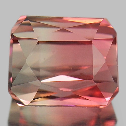 Natural Bi Color Tourmaline Gemstones 1.43 Ct. VVS Octagon Shape 6.3 x 5.2 Mm.: Product ID: 807230419 Product Name: Natural Tourmaline Weight: 1.43 CT. Size: 6.3 x 5.2 x 4.4 MM. Shape: Octagon Color: Bi Color Clarity:VVS Luster: Very Good Gems Origin: Nigeria Treatment: Unheated 
