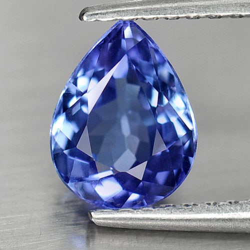 Natural Blue Tanzanite Gemstones 1.13 Ct. Clean Pear Shape 7.6 x 5.8 Mm.: Product ID: 807006316 Product Name: Natural Tanzanite Weight: 1.13 CT. Size: 7.6 x 5.8 x 3.8 MM. Shape: Pear Color: Blue Clarity:IF Luster: Very Good Gems Origin: Tanzania Treatment: Heated Crystal St