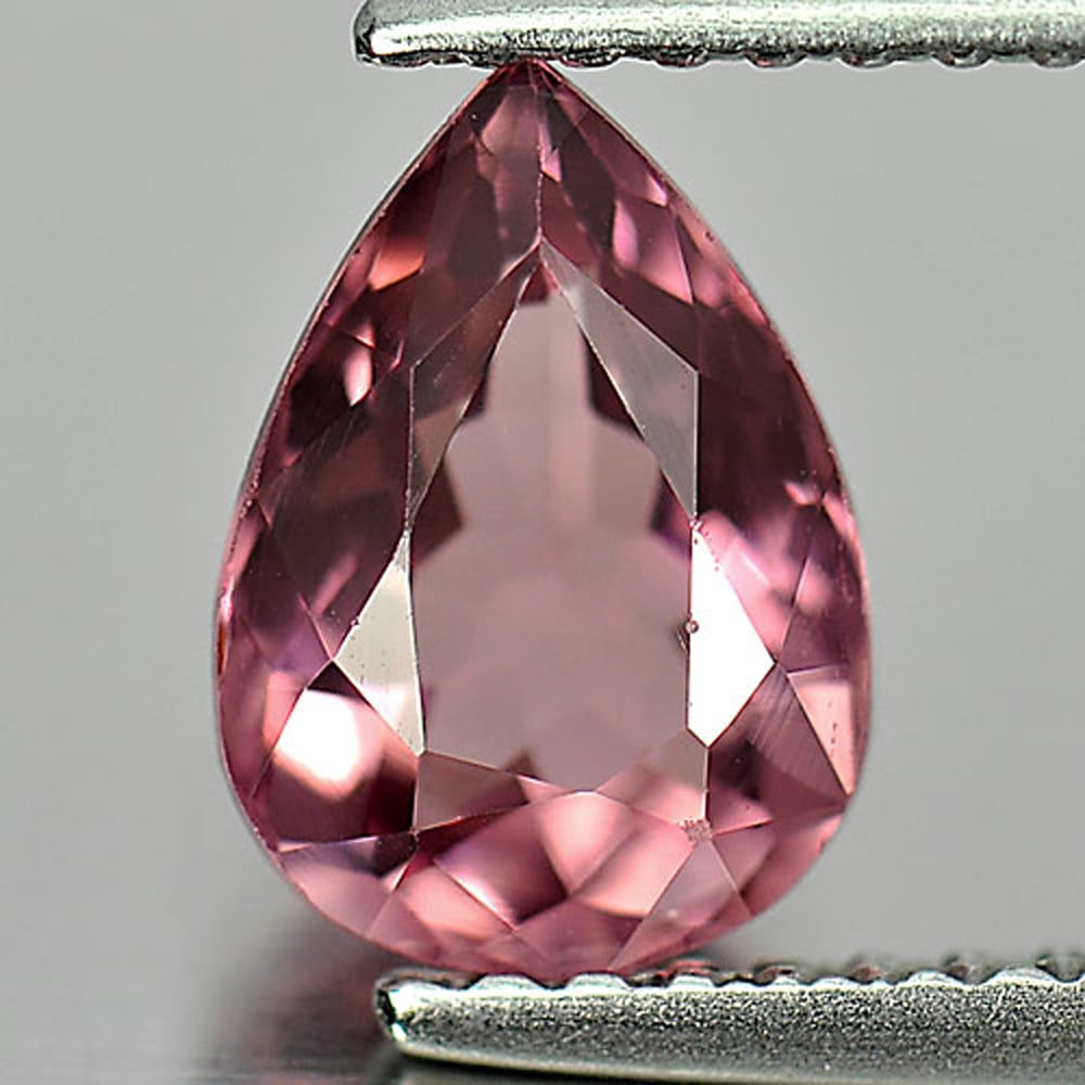 Natural Purplish Pink Tourmaline Gemstones 1.20 Ct. Pear Shape 8.5 x 6.1 Mm.: Product ID: 807244058 Product Name: Natural Tourmaline Weight: 1.20 CT. Size: 8.5 x 6.1 x 3.8 MM. Shape: Pear Color: Purplish Pink Clarity:VSI Luster: Good Gems Origin: Nigeria Treatment: Unheated Cry