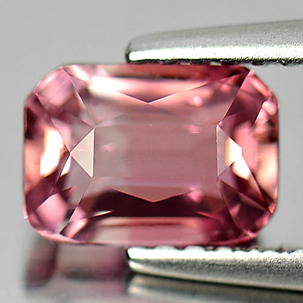 Natural Pink Tourmaline Gemstones 1.46 Ct. Clean Octagon Shape 7.3 x 5.2 Mm.: Product ID: 807244055 Product Name: Natural Tourmaline Weight: 1.46 CT. Size: 7.3 x 5.2 x 4.5 MM. Shape: Octagon Color: Pink Clarity:VSI Luster: Good Gems Origin: Nigeria Treatment: Unheated Crystal S