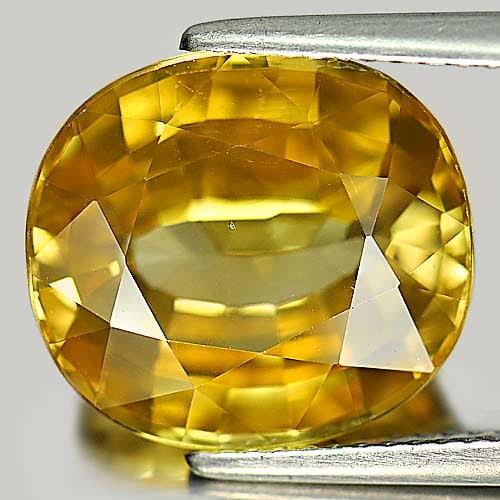 Natural Yellow Zircon Gemstones 12.02 Ct. VVS Oval Shape 14 x 12.7 Mm.: Product ID: 807725582 Product Name: Natural Zircon Weight: 12.02 CT. Size: 14 x 12.7 x 6 MM. Shape: Oval Color: Yellow Clarity:VVS Luster: Very Good Gems Origin: Cambodia Treatment: Heated Crystal Str