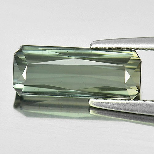 Natural Green Tourmaline Gemstones 2.32 Ct. Octagon Shape 12.4 x 5 Mm.: Product ID: 807244832 Product Name: Natural Tourmaline Weight: 2.32 CT. Size: 12.4 x 5 x 3.8 MM. Shape: Octagon Color: Green Clarity:VSI Luster: Good Gems Origin: Nigeria Treatment: Unheated Crystal S